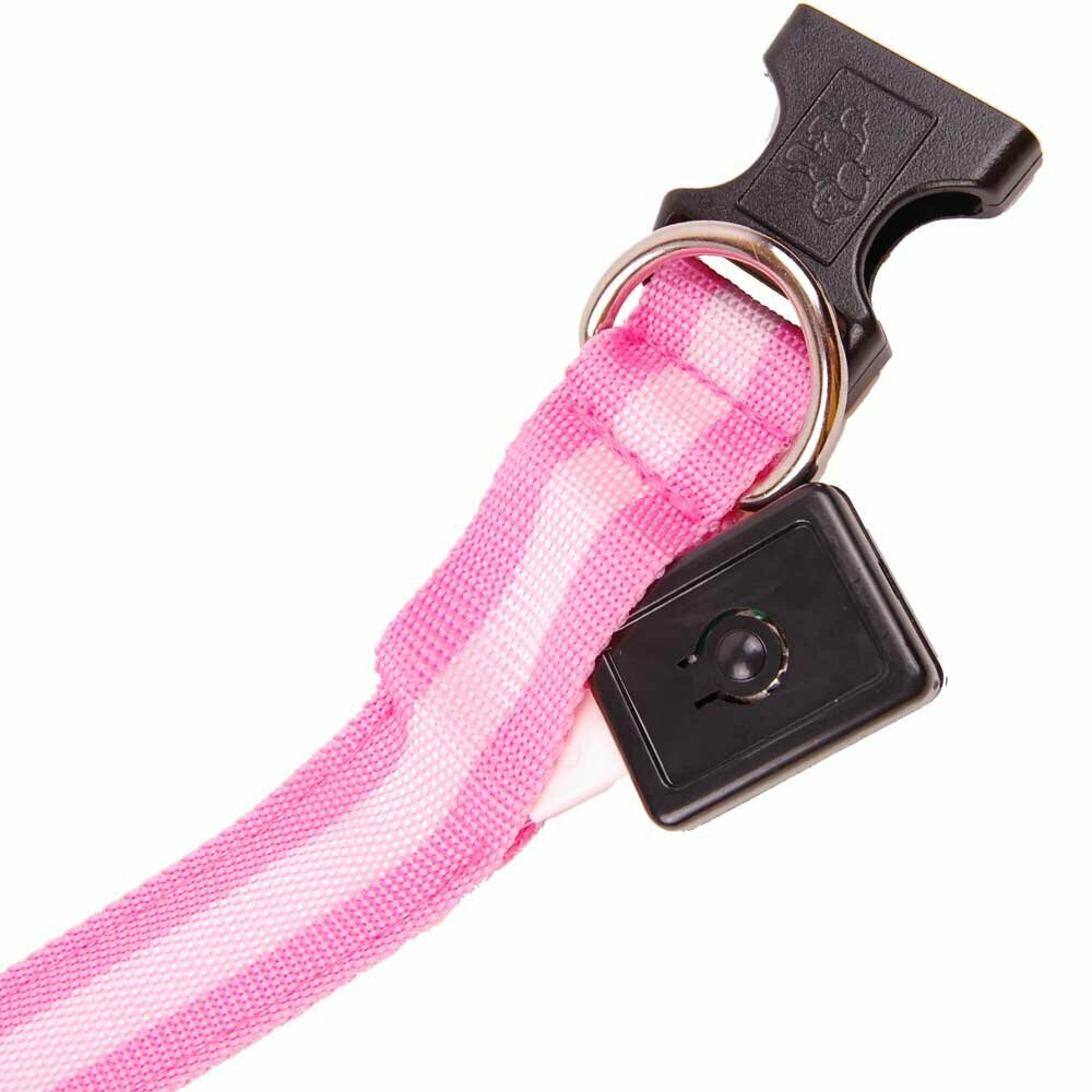 Blink Hundehalsband rosa von GogiPet ®