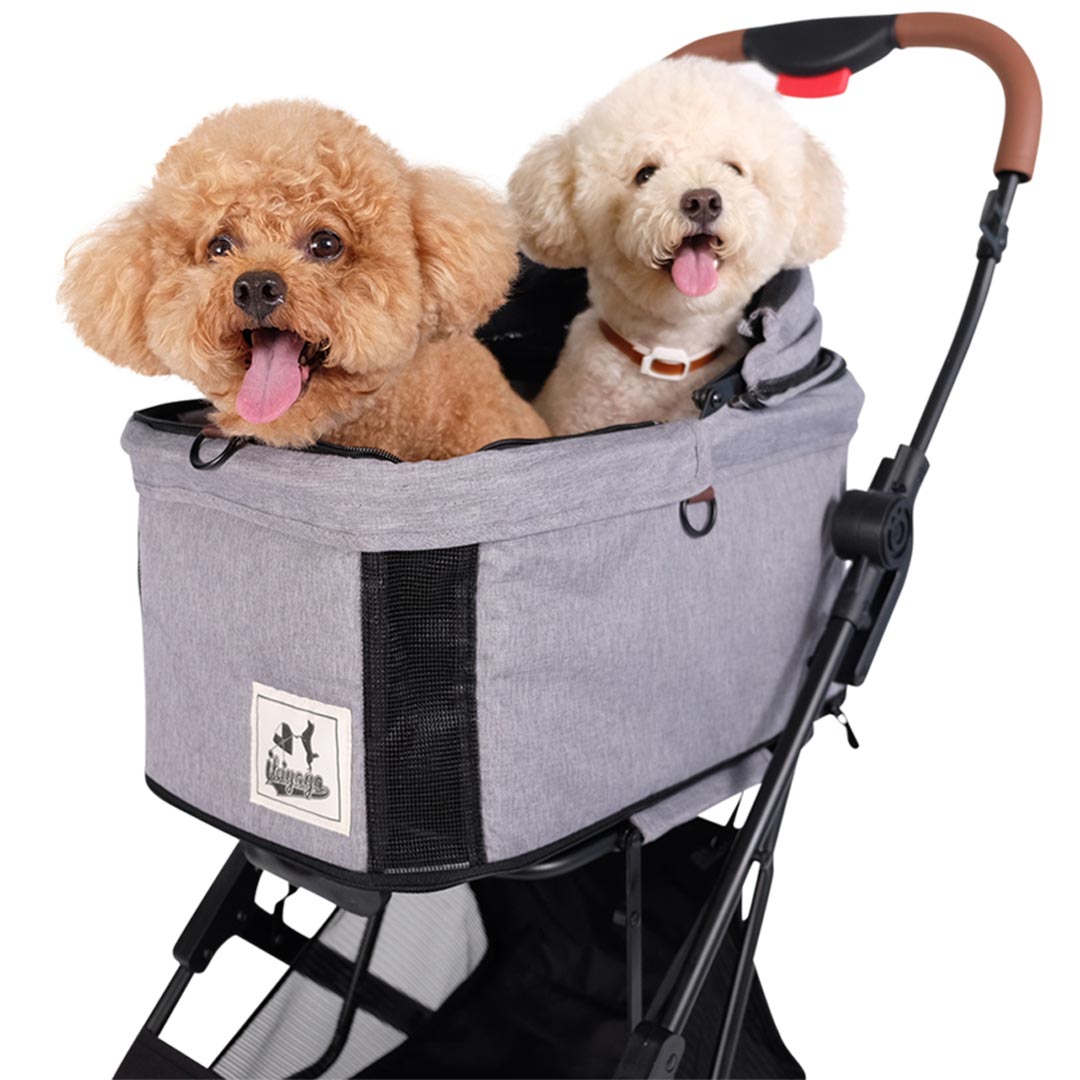 Hundebuggy mit komfortabler Passagierkabine