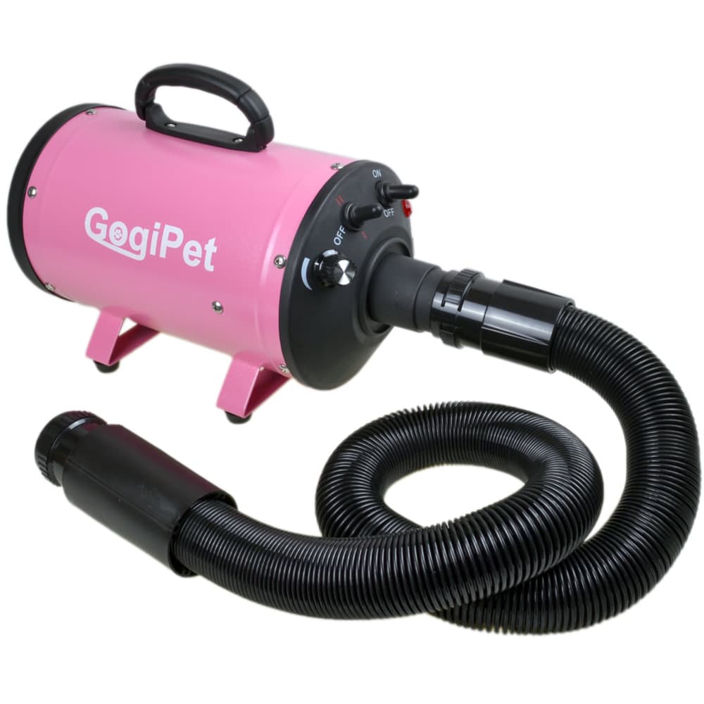GogiPet Hundetrockner Poseidon pink mit variablem Speed und Heizung