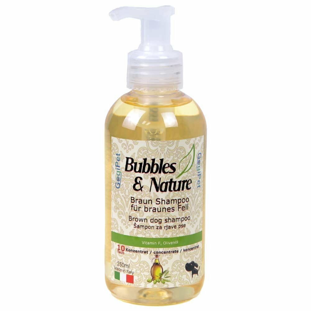 Bubbles & Nature Hundeshampoo für braune Hunde
