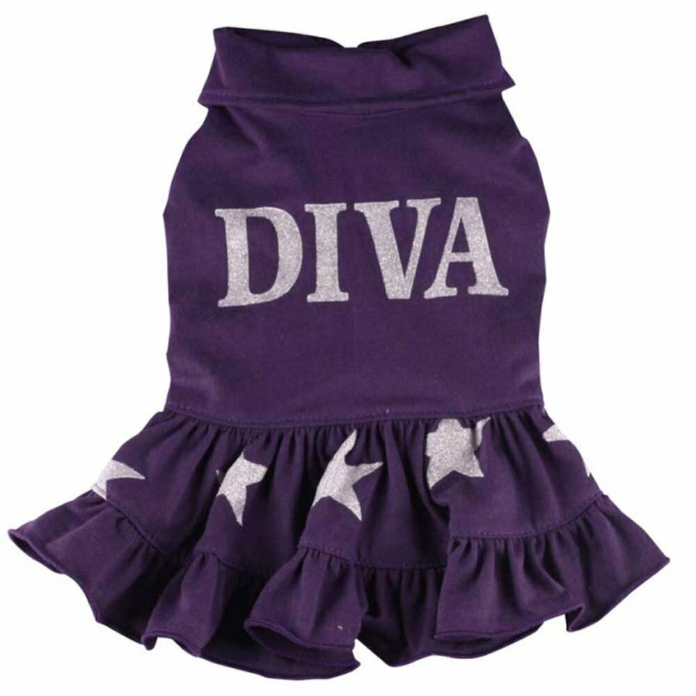 Hundekleid - DIVA purple