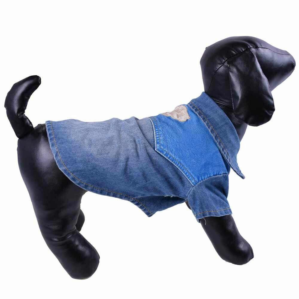 Blue Jeansjacke für Hunde von GogiPet
