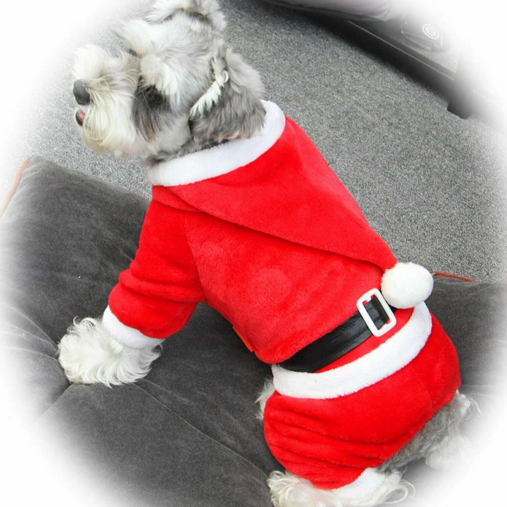 Santa Clause Kostüm für Hunde