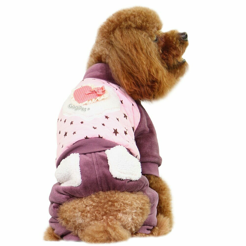 Hundeklamotten aus dem Hause GogiPet - rosa Hundemantel für den Winter und für die kühlen Tage