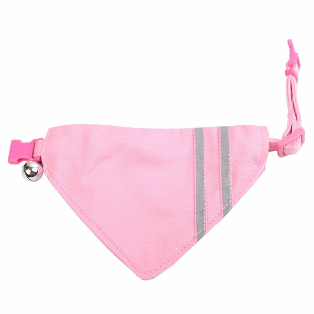 Hundehalsband mit Tuch rosa