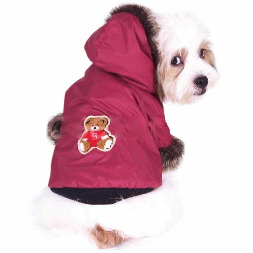 Der rote warme Hundeanorak von DoggyDolly W011