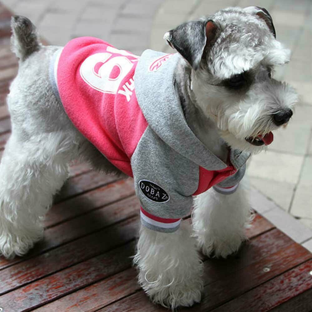Warme Hundebekleidung - rosa Sportjacke