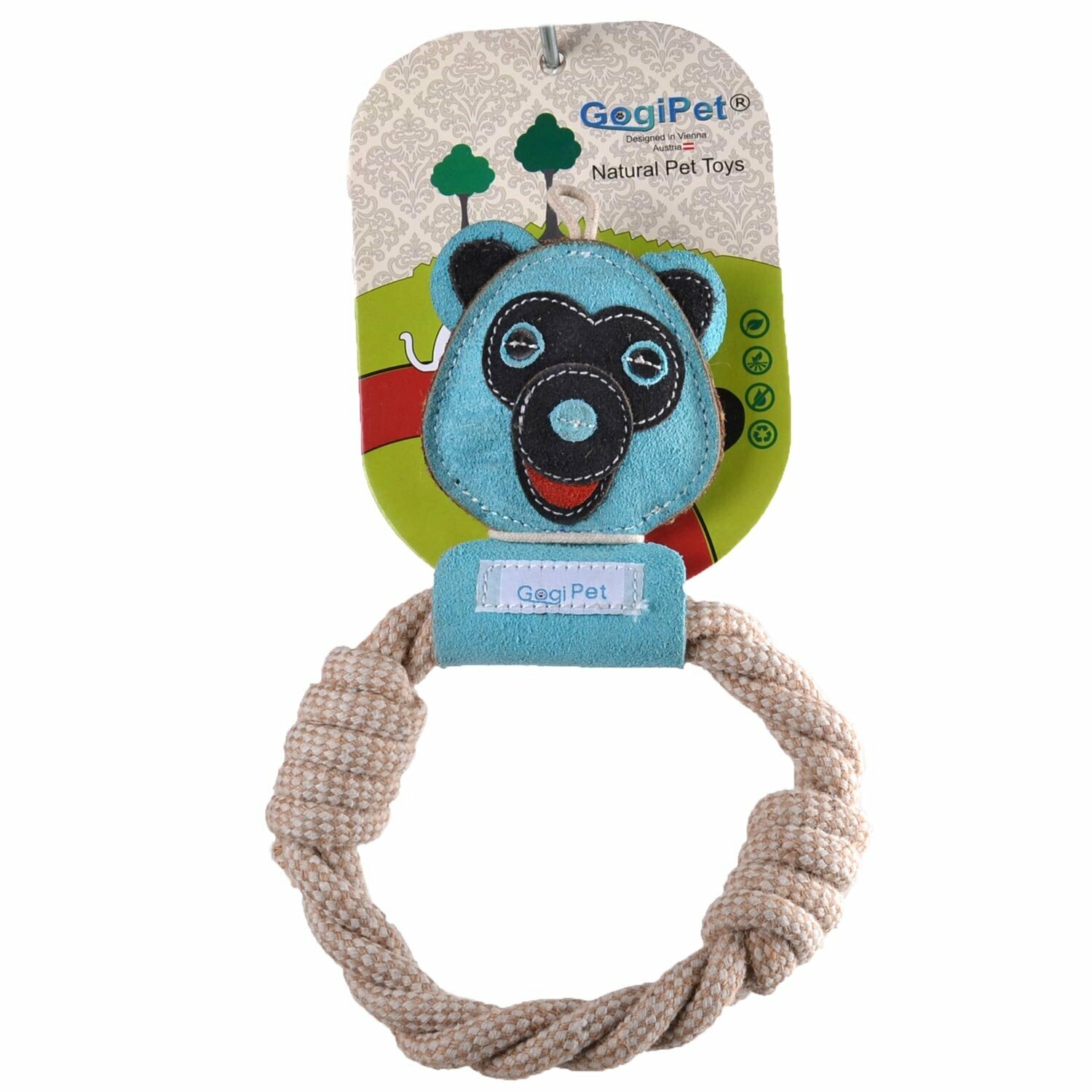 Hundespielzeug - GogiPet ® Bärchen aus natürlichen und nachhaltigen Rohstoffen