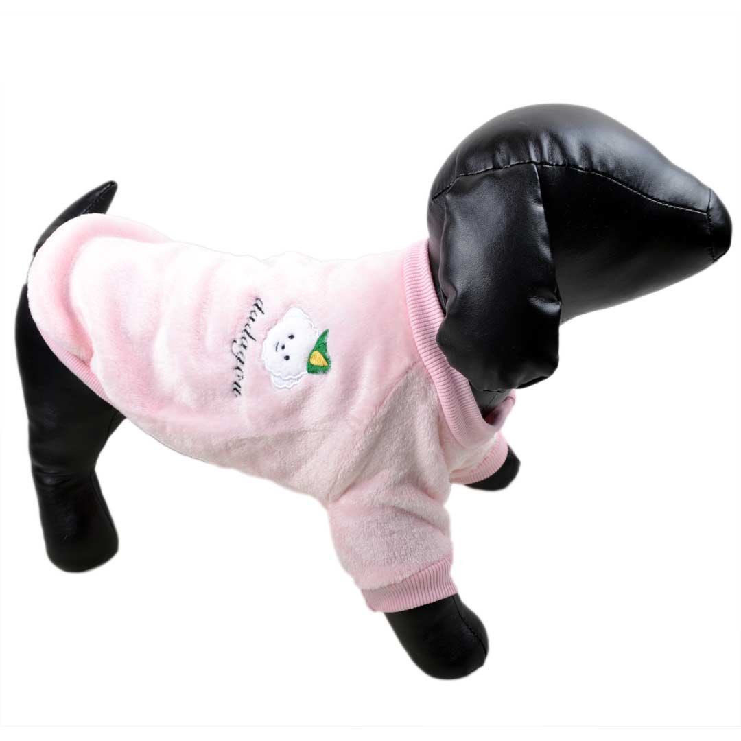 warmer rosa Hundepullover