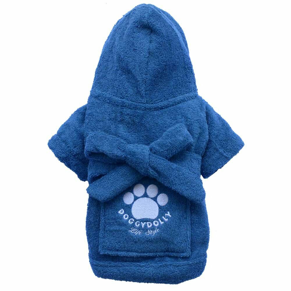 DoggyDolly BD050 - blauer Hundebandemantel für große Hunde