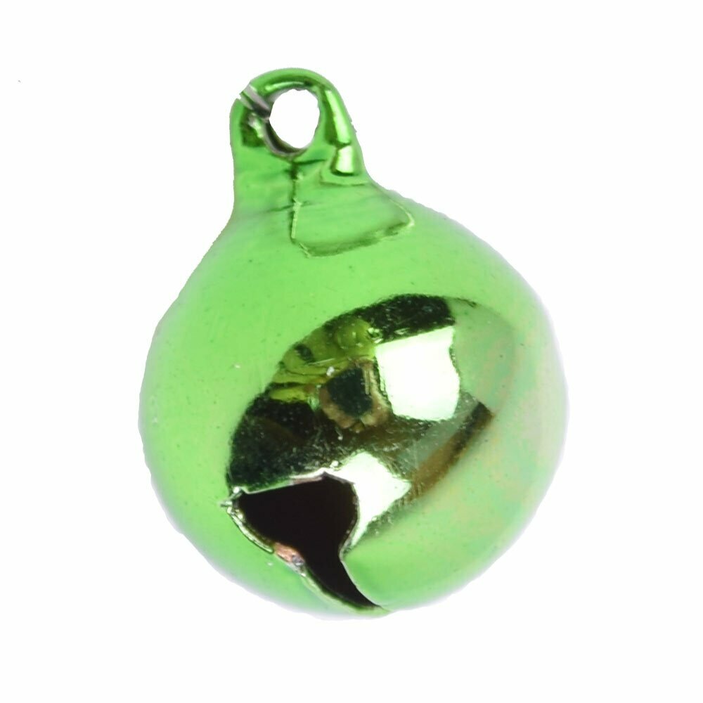Kleines GogiPet Katzenglöckchen grün 14 mm
