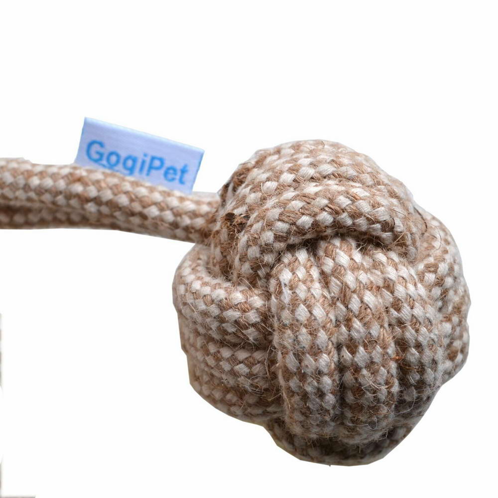 GogiPet Hundespielzeug aus Naturfasern